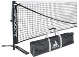 Pickleballnetz JOOLA "Symmetry Pickleball Net", schwarz-weiß (schwarz, weiß), Sport-Netze, B/H/L: 91,5cm x 91,5cm x 670cm, Aluminium, Polyester, mit Stahlrahmen, PPVC-Netz, Outdoor / Out-/ Indoor, inkl. Tragetasche, B:91,5cm H:91,5cm L:670cm
