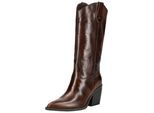 Bikerboots NERO GIARDINI "Nero Giardini Stiefel Leder", Damen, Gr. 36, braun, Leder, Schuhe Bikerboots