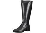 Stiefel NERO GIARDINI "Nero Giardini Stiefel Leder/Textil", Damen, Gr. 38, schwarz, Leder, Textil, Schuhe Stiefel