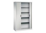 C+P Aktenschrank Omnispace mit Rollladen, 5 Ordnerhöhen, H1980xB1200xT420mm Front Lichtgrau Korpus Lichtgrau ; C + P Möbelsysteme (3203-00|S10076)
