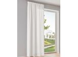 Gardine HEINE HOME Gr. 2, sanftes weiß, B:140cm H:175cm, Polyester, Gardinen, Gardine