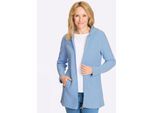 Fleecejacke CLASSIC BASICS, Damen, Gr. 54, eisblau, 100% Polyester, unifarben, Jacken Fleecejacke