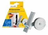 Einlass-Gurtwickler SCHELLENBERG "für das Rollladensystem Maxi, Lochabstand 10,5 cm, Unterputz-Montage", silber (silberfarben), B:50cm, Gurtwickler, für Rollladengurte mit 23 mm Breite