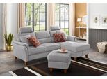 Ecksofa HOME AFFAIRE "Palmera L-Form, B: 244 cm - OTTO. Verlässliche Qualität.", silber, B:244cm H:89cm T:163cm, 100% Polyester;Struktur (100% Polyester);Luxus-Microfaser in Lederoptik (100% Polyester), Sofas, Ecksofa, optional Bettfunktion & Bettkasten, Federkern