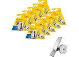Einlass-Gurtwickler SCHELLENBERG "für das Rollladensystem Maxi, Lochabstand 16 cm, Unterputz-Montage", silber (silberfarben), B:50cm, Gurtwickler, für Rollladengurte mit 23 mm Breite