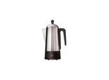 C3 Design Eco - electric percolator - black/brushed stainless steel