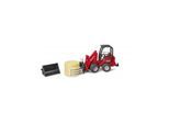 Bruder Schäffer Compact loader 2630 with bale gripper and 1 bale toy