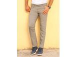 5-Pocket-Hose BRÜHL, Herren, Gr. 30, Unterbauchgrößen, braun, meliert, 44% Polyester, 24% Baumwolle, 20% Viskose, 10% Leinen, 2% Elasthan, meliert, unifarben, Hosen 5-Pocket-Hose
