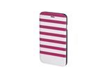 Hama "Stripes" Booklet Case for Apple iPhone 6/6s magenta/white