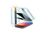 Spigen Glass tR EZ Fit (Privacy) 2 Pack - Transparency - iPhone 16/15
