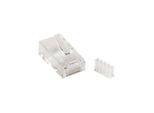 StarTech.com Cat 6 RJ45 Modular Plug for Solid Wire - transparent - Transparent