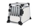 Tiertransportbox TRIXIE "Aluminium M", silber (silberfarben), B:55cm H:62cm T:78cm, Aluminium, Tiertransportbehälter, Tiertransportbox