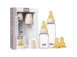 BIBS Anti-Colic Baby Bottle Set oorbellen met caoutchouc speen Ivory