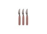 Filibabba Silicone knife 3-pack -Rose