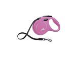 Flexi New Classic M-L leash 5 m pink