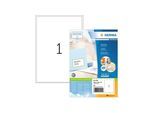 HERMA PREMIUM Adressetiketten A4, 199,6 x 289,1 mm, weiß, permanent haftend