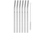 WMF Baric straw 6 pcs. 24 cm curved w. brush