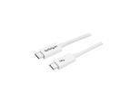 StarTech.com Thunderbolt 3 (20Gbps) USB C Cable - White - 2m