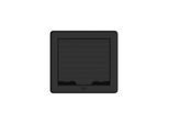 Crestron Electronics Crestron FT2-700-MECH-PTL-B FlipTop FT2 Series - outlet box - cable management system 700 size mechanical pass-through lid - black