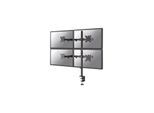 Neomounts FPMA-D550D4 mounting kit - full-motion - for 4 flat panels - black