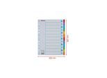 Esselte - divider - 12 parts - for A4 - tabbed