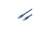 Deltaco patch cable - 20 m - blue - Blau - 20 meter