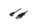 StarTech.com Right Angle Micro-USB Charge & Sync Cable M/M 28/24AWG - USB cable - 1 m