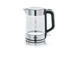 SEVERIN Wasserkocher WK 3420 - glass/brushed stainless steel/black - Glass/brushed stainless steel/black - 2200 W