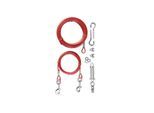 Trixie Tie out cable with pulley 15 m red
