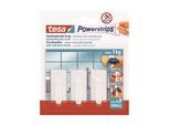 tesa Powerstrips Hooks Small Classic self-adhesive White