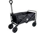 Bollerwagen HAPPY PEOPLE "Faltbarer Bollerwagen ca. 100x50x59cm", schwarz, Bollerwagen, Kinder, Polyester, faltbar