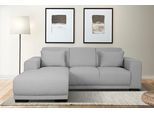 Ecksofa HOME AFFAIRE "BORNHOLM L-Form, B: 234 cm - OTTO. Verlässliche Qualität.", grau (hellgrau), B:234cm H:85cm T:162cm, 100% Polyester, Sofas, Ecksofa, Recamiere links oder rechts bestellbar, Wellenfederung, inkl. 2 Kissen