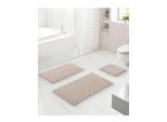 Badematte GRUND Gr. 3, beige, rechteckig (70cm x 120cm ), 1 Stk., Badematten, Badematte