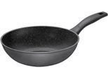 Wok STONELINE, grau (anthrazit), H:9,5cm Ø:30cm, Pfannen, Wok, Ø 30 cm, Induktion