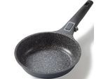 Bratpfanne STONELINE "Imagination PLUS", grau (anthrazit), H:5cm Ø:20cm, Pfannen, Bratpfanne, Ø 20 cm, Induktion