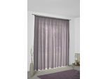 Vorhang WIRTH "Sunday", lila, B:142cm H:365cm, Jacquard, Baumwolle, Polyester, Gardinen, nach Maß