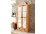 Kleiderschrank OTTO HOME "Madrid", beige (gelaugt, geölt), B:90cm H:190cm T:59cm, Schränke, Kleiderschrank, aus massiver Kiefer, in 3 Breiten mit Spiegeltüren