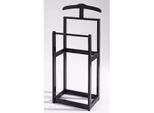Herrendiener GOODPRODUCT "Trend", schwarz, B:45cm H:107cm T:30cm, Massivholz, Herrendiener, Herrendiener, für das vorübergehende Aufhängen von Kleidung, Höhe 107 cm