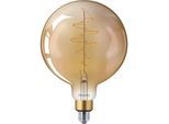 Philips LED-Lampe Classic Giant G200 7W/818 (40W) Gold Dimmable E27