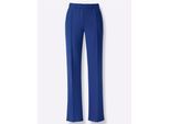 Anzughose LADY, Damen, Gr. 24, Kurzgrößen, royalblau, 75% Polyester, 21% Viskose, 4% Elasthan, unifarben, Hosen Anzughose