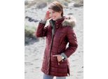 Steppjacke CASUAL LOOKS, Damen, Gr. 24, rot (bordeaux), 60% Polyester, 40% Polyamid, unifarben, Jacken Steppjacke