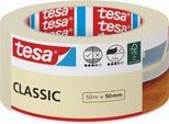 tesa Malerband CLASSIC, 50 m × 50 mm, innen, saubere Kanten, lösungsmittelfrei, rückstandsfrei 10 Tage