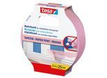 tesa Professional Sensitive 56260 Malerband, 25 m x 25 mm, rosa, für empfindliche Oberflächen, rückstandsfrei