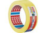 tesa Präzisionskrepp 4334 Malerkrepp, 50 m × 38 mm, gelb, innen/außen, UV‑beständig, rückstandsfrei