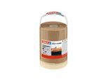 tesa Easy Cover Economy Papier, 25 m x 18 cm, 2-in-1 Papier & Malerband, nachfüllbar, braun