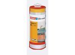 tesa Easy Cover Perfect+ L – 2‑in‑1 Folie mit Washi‑Malerband, 33 m × 1400 mm, Spender, rückstandsfrei