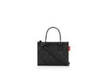 Reisenthel Einkaufstasche Daily shopper XS rhombus black, Schwarz, Textil, 27x21x14 cm, Freizeit, Koffer & Taschen, Einkaufstaschen