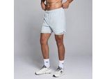 MP Herren 13 cm 2-in-1 Training Shorts – Hellblau - XXL