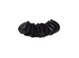 Buster Pawz - Dog shoe L 10.2cm black 12 pcs - (278097)