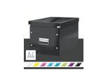 Leitz Click & Store WOW Aufbewahrungs- und Transportbox Cube Groß Schwarz